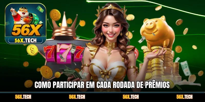 Como participar em cada rodada de prêmios