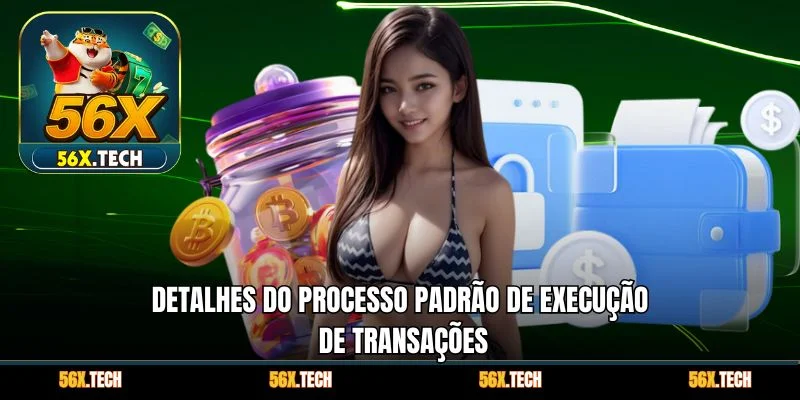 Detalhes do processo padrão de execução de transações
